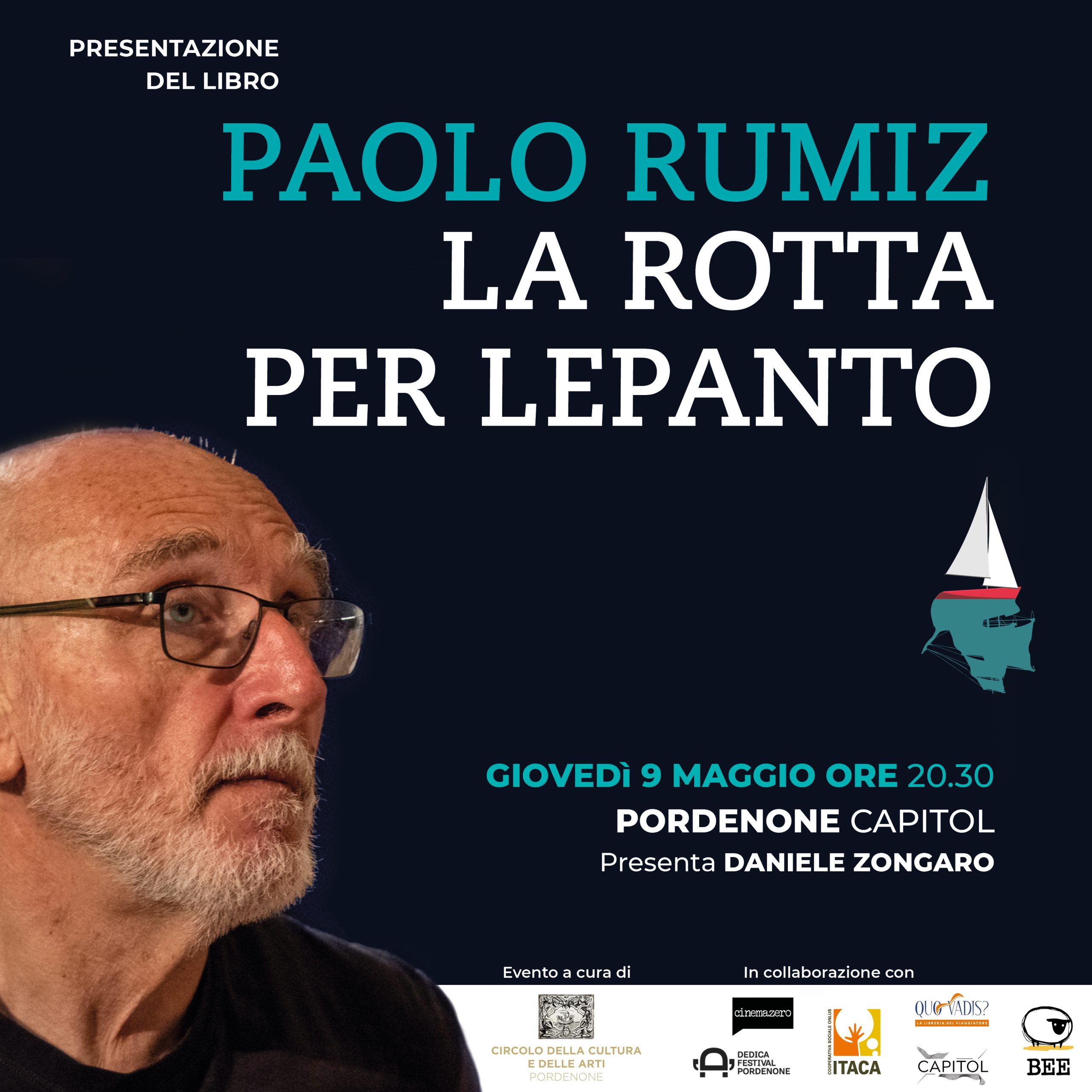 Rumiz_Lepanto tour_SQUARED4 Paolo Rumiz, La rotta per Lepanto - tour, Bottega Errante Edizioni